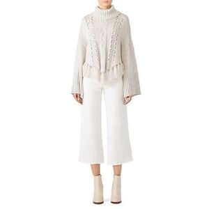 CUPCAKES and CASHMERE Cable Front Sweater